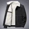 Men's Jackets 2023 Boys' Autumn And Winter Plus Fleece Korean Version Of The Trend Casual Clothes