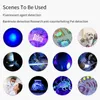 Flashlights Torches Mini UV LED Flashlight Portable Ultraviolet Black Light 395/365nm 3 Modes Zoomable Torch Pet Urine Stains Scorpion Detector Lamp 0109