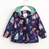 Jas windjack voor meisjes sweatshirts kinderafdruk bloem sportjack hoodies kleding jassen jongens herfst 30
