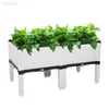 무료 스 플라이 싱 다기능 플라스틱 파종기 공장 직접 지붕 야외 정원 발코니 야채 재배 상자 냄비