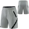 Running Shorts Gym Mesh Breattable Outdoor Sports Loose Beach Print Zip Pocket Bottoms Fashion Quick Dry Basketball