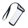 Sublimation white Blank 20oz Tumbler Tote Diving cloth Neoprene bottle Sleeves with Adjustable Strap Drinkware Handle Water cups Carrier Sleeve Covers A0111