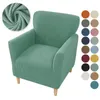 Chair Covers Jacquard Tub Cover Stretch Spandex Club Armchair Slipcovers Non Slip Single Sofa For Study Bar Counter Living Room