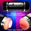 Massagegerät, automatisches Saugen, männlicher Masturbator, Tasse für Männer, Masturbation, echte 3D-Vagina, Blowjob-Maschine für Erwachsene