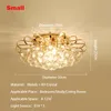 Plafonniers Lampe en cristal Chambre moderne Salon LED nordique pour l'éclairage à la maison
