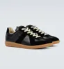 Toppdesign Maisons Herr Sneakers Skor Mocka Läder Sneakers Gummisula Sport Löparsömmar Låg topp Utomhus Casual Walking EU38-46