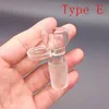 Mini Smoking Glass Slide Bowl 14mm 18mm Accessoires avec poignée pour Oil Dab Rig Water Bong Pipes Narguilé