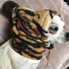 Dog Apparel Pet Hat Warm Drawstring Adjustment Winter Small Fur Ball Fleece Puppy Outdoor Cold Protection Cap Headgear Funny