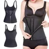 Dames Shapers Taille Trainer Vest Corset Women Zipper Hook Body Shaper Cincher Tummy Control Slanke Shapewear Gebruik voor hardlopende sportschool