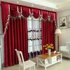 Rideaux rideaux pour salon salle à manger chambre style européen couleur unie flanelle italienne abat-jour personnalisation incluse
