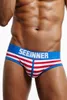 Underpants SEEINNER Men Underwear Briefs Cotton Striped Sexy Slips Cueca Masculina Male Panties Calcinha Gay