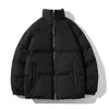 Herrjackor vinterjacka män parkor förtjockar varm kappa mens stativ krage fast färg parka kvinnor mode streetwear 5xl 230107