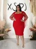 Sukienki plus size seksowne dla kobiet krótka sukienka BodyCon z frędzlą elegancką elegancką hurtową kroplą