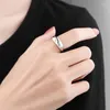 Обручальные кольца 18K Pure Imation Gold European и American Boutique Star Star Moon Fashion Ring Luxury Open Высококачественные женские украшения