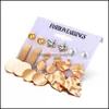 Charm Fashion Gold Earrings Online For Women Wholesale N99293 Drop Delivery Jewelry Otfuu