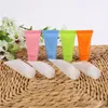 5ml 10ml Empty Soft Refillable Plastic Lotion Squeeze Cosmetic Packaging Cream Screw Lids Bottle Protable Container