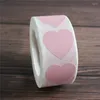 Gift Wrap Blank Heart Sticker 500 Pcs Per Roll Multi Colors Card Greeting Seal Labels Package Decoration