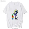 Lando Norris Cartoon Print T Shirt Men Funny Game F1 T-shirts For Women Tee Unisex Short Sleeve Summer Clothing Graphic T Shirts