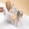 Förvaringslådor väggmonterad transparent makeup arrangör kosmetisk låda skrivbord nagellack läppstift fodral behållare