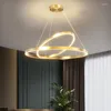 ペンダントランプモダンなLEDベッドルームシャンデリアシンプルなアートランプ装飾北欧のライトラグジュアリーリビングルームダイニングテーブル照明