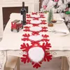 زخارف عيد الميلاد Snowflake Snowdish Swedish Gnome Table TableCloth Placemat Holiday Festival U7ec