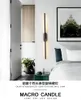 Wall Lamp Noordelijke moderne minimalistische lange strip LED Creatieve kunst Woonkamer Slaapkamer Corridor Decoratie El Table