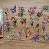 Geschenkomschakeling 45 pc/doos Waterdichte bloem Fairy Diary Diary Box Pet Stickers Butterfly Vintage Elfin Sticker Deco -label voor scrapbooking
