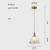 Pendant Lamps Modern Glass Chandelier Bedroom Bedside Lighting Japanese Single Head Restaurant Nordic Decorations For Home Light