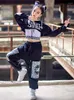 Стадия ношения Kpop Kids Hip Hop Costum