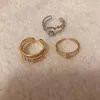 Bagues de mariage k mode or couleur ouverte anneau ajusté pour femmes / anillos mujer / anneaux dames / bague féminin / gros / engagement
