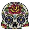 Sewing Notions Tools Low Price Custom Sugar Skl Calavera Embroidered Ironon Skeleton Day Of The Dead Emblem Drop Delivery Apparel Dhkwz