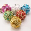 Party Decoration 1pc Glitter Christmas Tree Ball Sequined Shiny Pendant For DIY Xmas Home Festive Hanging Year