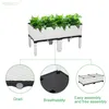 Free splicing Multifunctional plastic planters factory direct roof outdoor garden balcony vegetable grow planting box pots