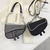 Evening Bags Silver Black Crystals Clutch Bag For Women Girls Sparkling Crossbody Wedding Prom Party Club Purses Handbags 2023