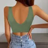 Yoga Outfit SFIT Femmes Débardeurs Push Up Cropped Top pour Femme Bra Lounge Solide Couleur Casual Sexy Street Lingerie Wirefree Camisole