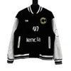 Hohe Version Herren Baseballjacke BB 3D-Stickerei Wollmantel Schwarz Designer Jacke Männer Frauen Strickjacke Mäntel Mode Hip-Hop-Sportjacken