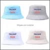 Ball Caps 2024 Трамп Президентские выборы в США Бейсболка Make America Peaked Вышивка Colourf Snapbacks 6pd 1573 T2 Drop Dust OTAWX