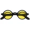 DEPPM OS SUNGLASSES UV400 unisex Zolmn Round Prince Polariserade Nightvision Yellow Goggles 42 46 Fullset Desig Case