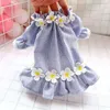 Vestido de vestuário de vestido de cachorro, vestido de princesa fino, pelúcia, roupas de cachorro pomerânia, roupas de cachorro pomerânia.