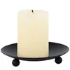 Держатели свечей Muy Bien Iron Black Gold Lated Candlestic