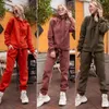 Damen Trainingsanzüge Herbst Winter Zwei Stücke Trainingsanzug Frauen Warm Chandal Ropa De Mujer Mit Kapuze Sweatshirt Outfits Sport Anzüge Weibliche Sets