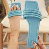 Sandalen schoenen dames slippers mode vlecht gladiator strand vrouw buitenkantje teen sandalias flats chaussure femme