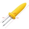 20pcs Fork Corn Skewer Stainless Steel Corn On The Cob Skewers Fruit Forks Outdoor Barbecue Tool