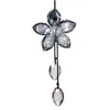 Décorations intérieures Crystal Snowflake Pendant Pendant Rear View Mirror Decoration Fournitures Fleur à cinq feuilles 15 cm ACCESSOIRES POUR