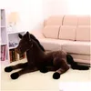 Plush Dolls Big Size Simation Animal 70X40Cm Horse Toy Prone Doll For Birthday Gift 220409 Drop Delivery Toys Gifts Stuffed Animals Dhr8B