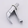 Bathroom Sink Faucets High Quality Chrome Deck Mount Basin Single Handle Hole Bath Tap Cold Water