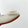 CUZULLAA Scarpe Basse per Bambini 1-6 Anni Bambina Principessa Dolce Fiocco con Fiocco di Perle Ballerine Bambino Antiscivolo Taglia Unica 21-30