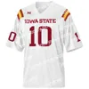 American College Football Wear NCAA Custom Iowa State College Cyclones koszulki piłkarskie zszyte Sean Shaw Jr. Retey Real Mitchell Allen Lazard Breece Hall Kyle K