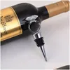 Bar Tools Crystal Diamond Ring Wine Stoppers Hem Kök Tool Champagne Bottle Stopper Wedding Guest Gift Present Box Packaging Drop Dhypk