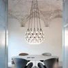 Chandeliers LED Postmodern Black White Weiqi Designer Chandelier Lighting Lustre Suspension Luminaire Lampen For Dinning Room Foyer